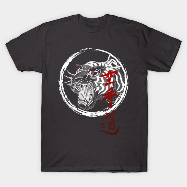 Karate tiger 2.0 T-Shirt by Blacklinesw9